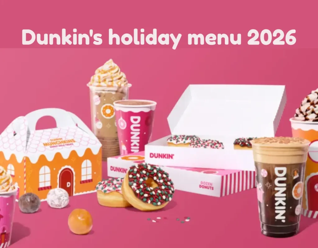 Dunkin Holiday Menu 2026