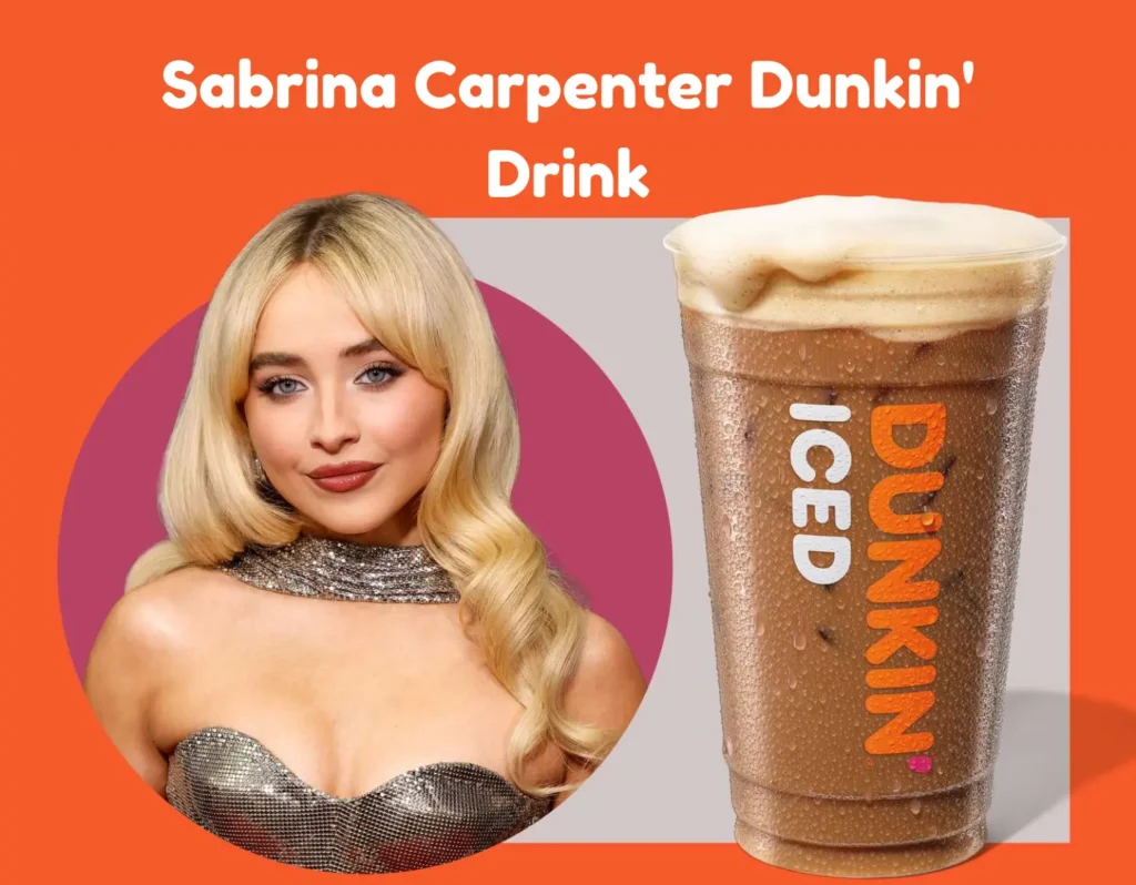 Sabrina Carpenter Dunkin Drink