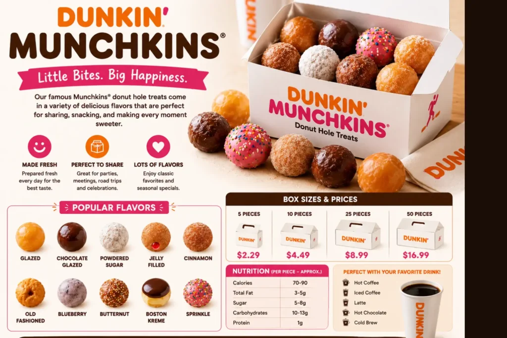 Dunkin Donuts Munchkins